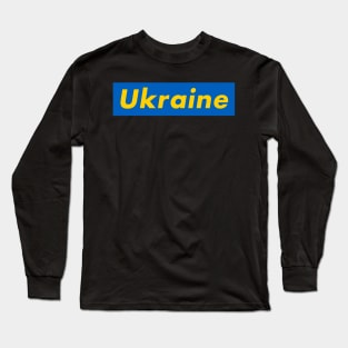 I Stand With Ukraine Long Sleeve T-Shirt